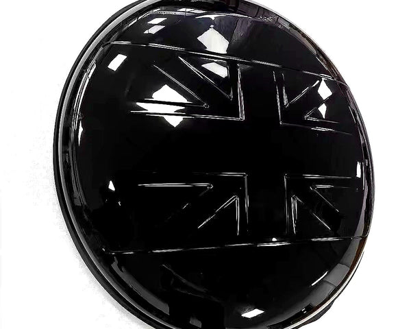 Defender 90/110 -  L663: Gloss Black Union Jack Wheel Cover 20+
