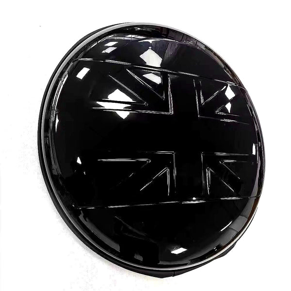 For Defender 90/110 -  L663: Gloss Black Union Jack Wheel Cover 20+