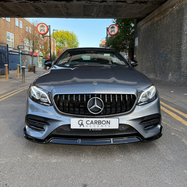 E Class - W213/C238: Gloss Black Front Splitter 2016-2020