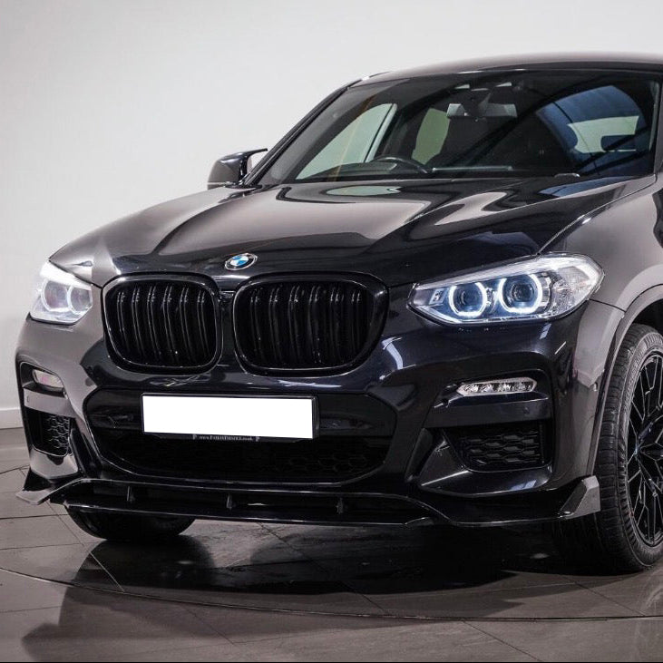 X4 - G02 Pre-Facelift: Gloss Black Grill Double Slat 18-21