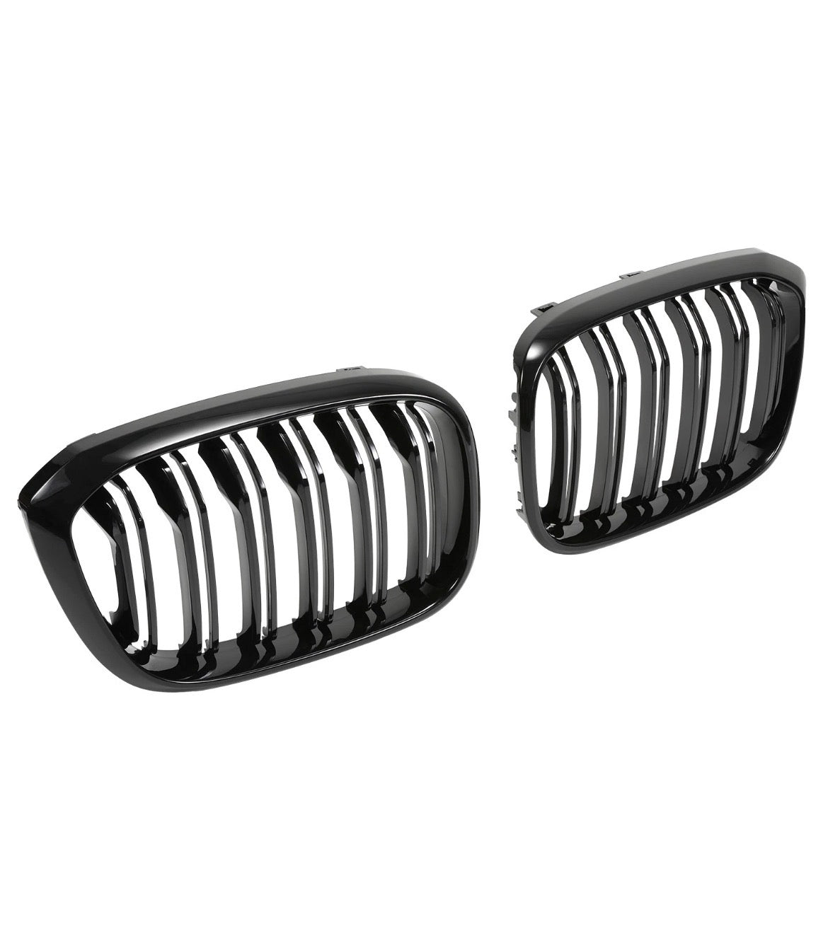 X4 - G02 Pre-Facelift: Gloss Black Grill Double Slat 18-21