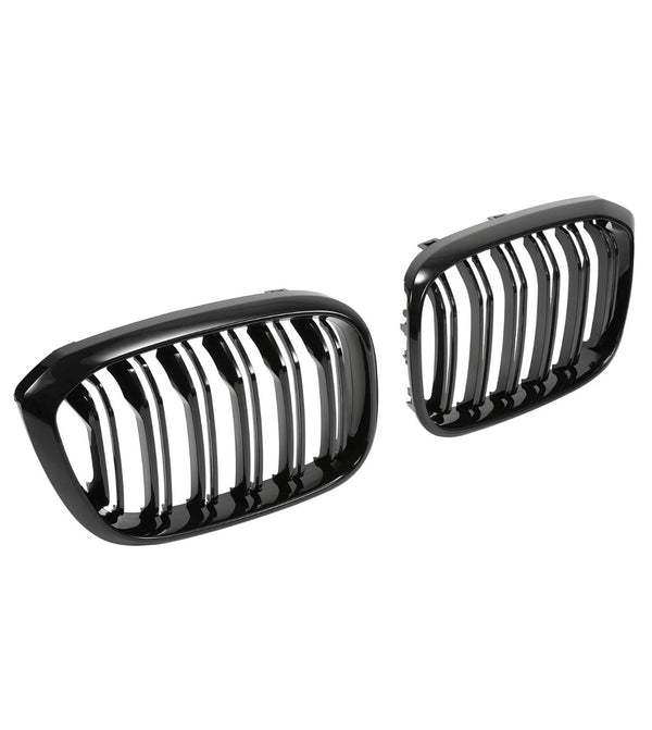 X4 - G02 Pre-Facelift: Gloss Black Grill Double Slat 18-21