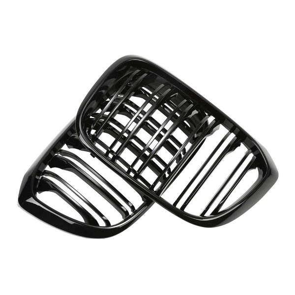 X4 - G02 Pre-Facelift: Gloss Black Grill Double Slat 18-21