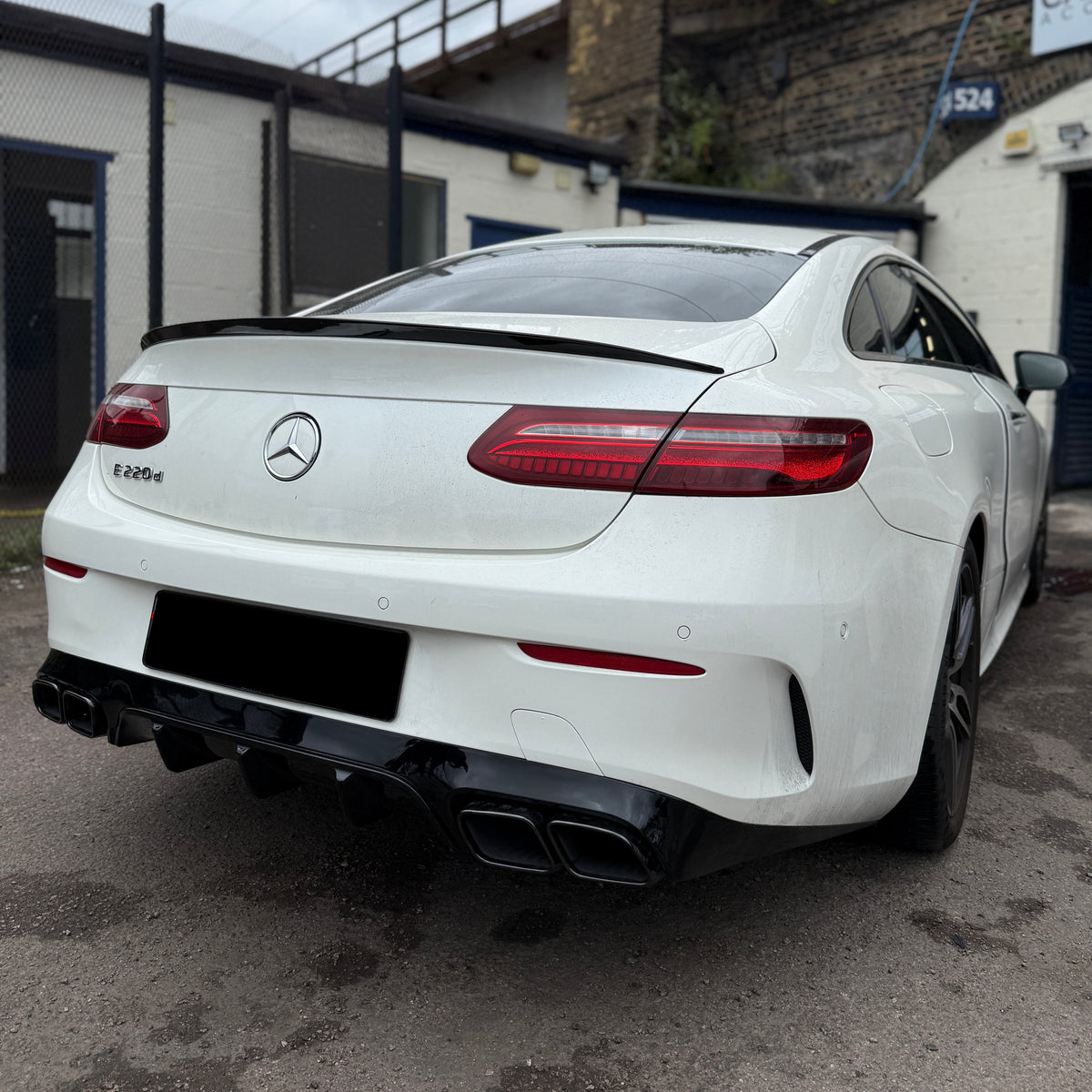 E Class - C238 Coupe: E63 Style Rear Diffuser 16-20