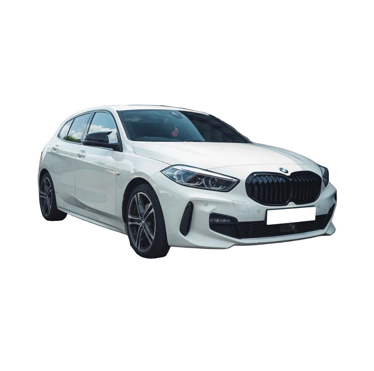 1 Series - F40: Gloss Black Single Slat Grill 20+