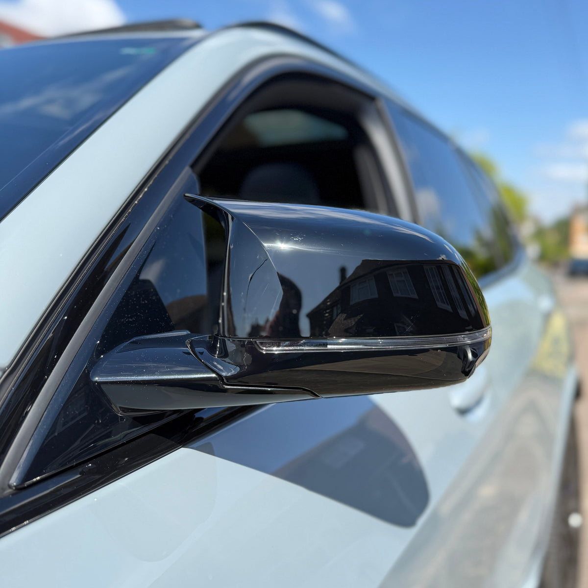 X4 - G02: Gloss Black M Style Wing Mirrors 18+