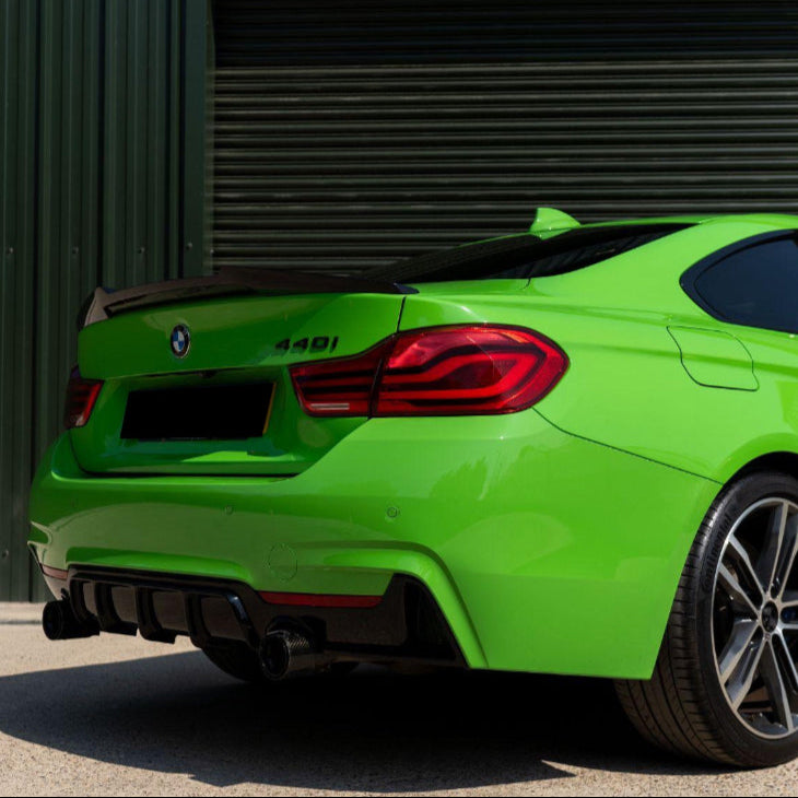 4 Series - F32 Coupe: Gloss Black M4 Style Spoiler 14-20