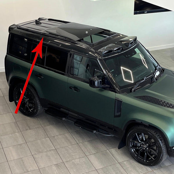 Defender 110 - L663: Black Roof Rail 20+