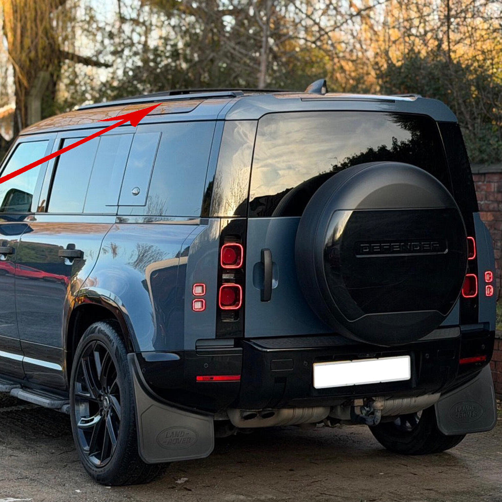 Defender 110 - L663: Black Roof Rail 20+