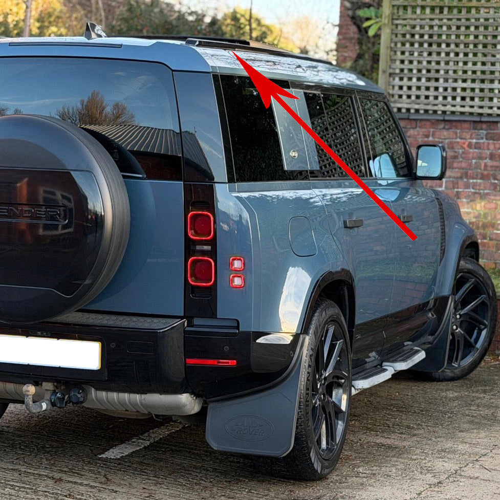 Defender 110 - L663: Black Roof Rail 20+