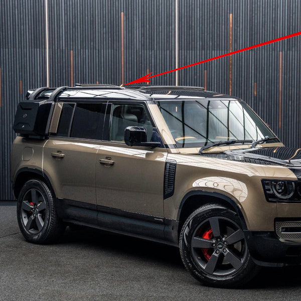 Defender 110 - L663: Black Roof Rail 20+
