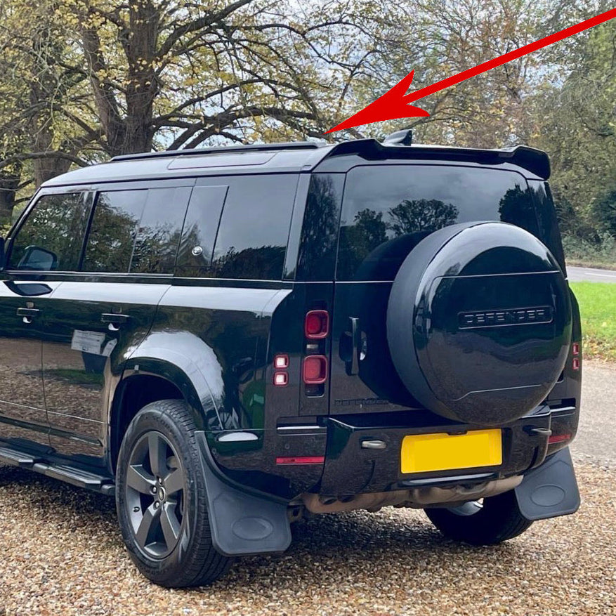Defender 110 - L663: Black Roof Rail 20+
