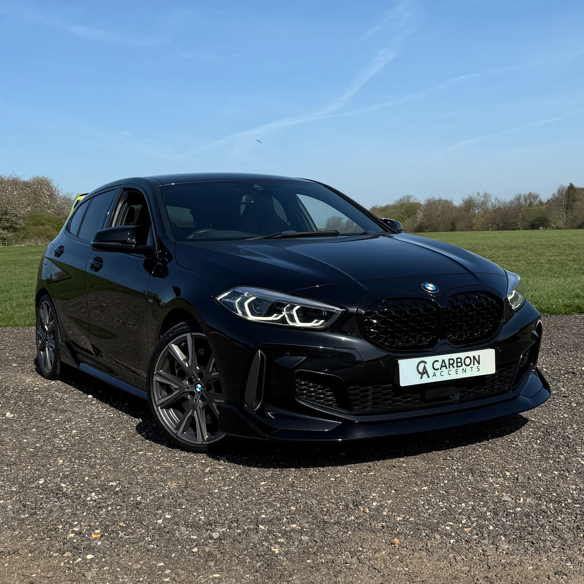 1 Series - F40: Gloss Black Performance Style Splitter 20-24
