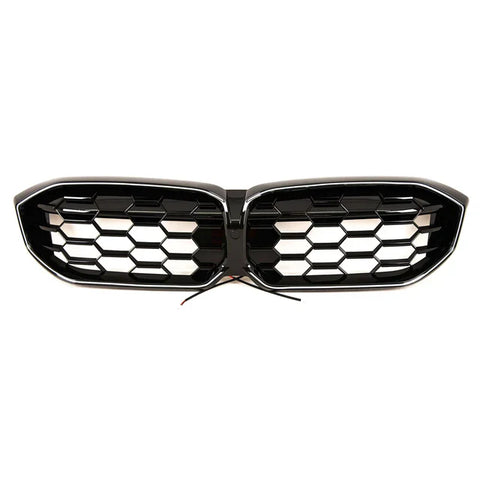 3 Series - G20 Facelift: Gloss Black Diamond LED Front Grill 23+