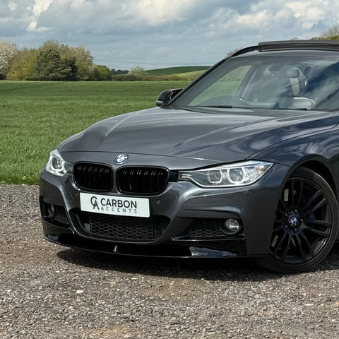 3 Series - F30/F31: Gloss Black M Performance Splitter 12-18