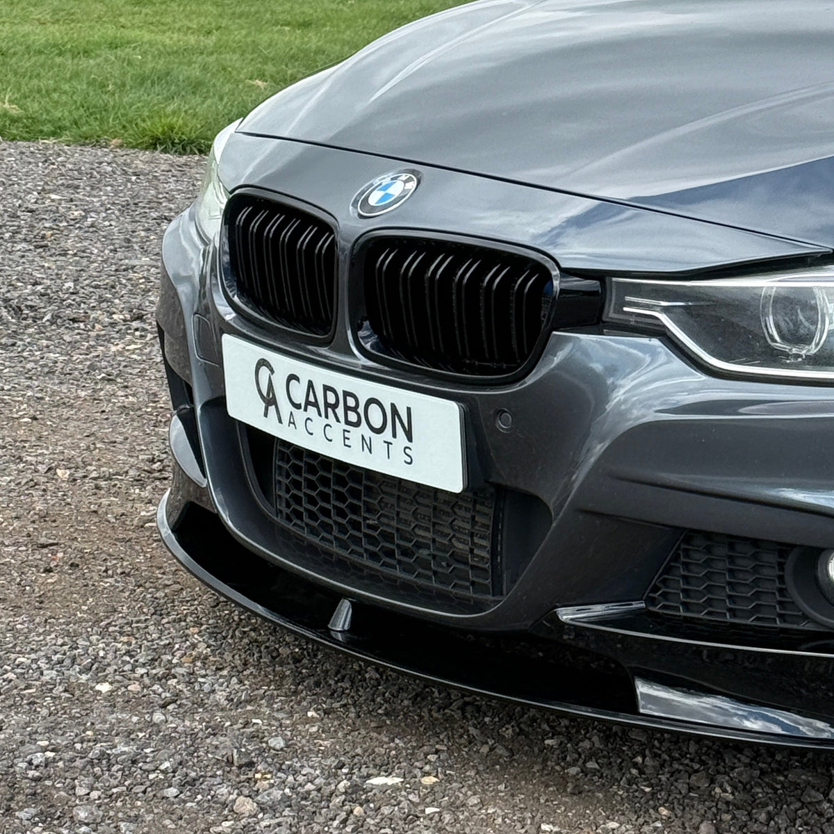 3 Series - F30/F31: Gloss Black M Performance Splitter 12-18