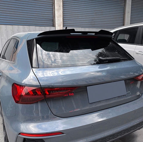 A3/S3 - 8Y Hatchback: Gloss Black V Style Rear Spoiler 20-24