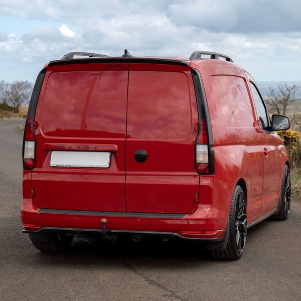 Caddy - MK5 SWB: Gloss Black Rear Barn Door Spoiler 21+