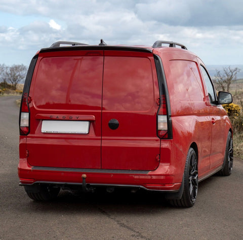 Caddy - MK5 SWB: Gloss Black Rear Barn Door Spoiler 21+