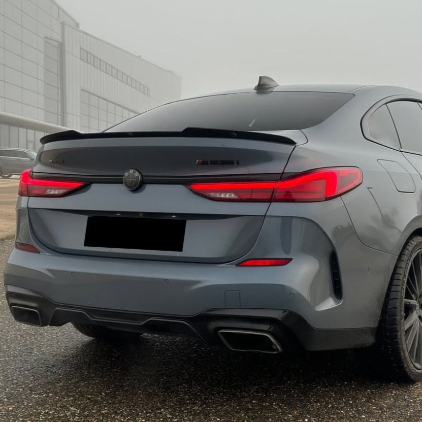 2 Series Gran Coupe - F44: Gloss Black Rear Boot Spoiler MP Style 20-24