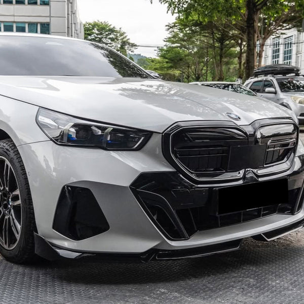 5 Series - G60 Gloss Black Front Splitter V2 Style 24+