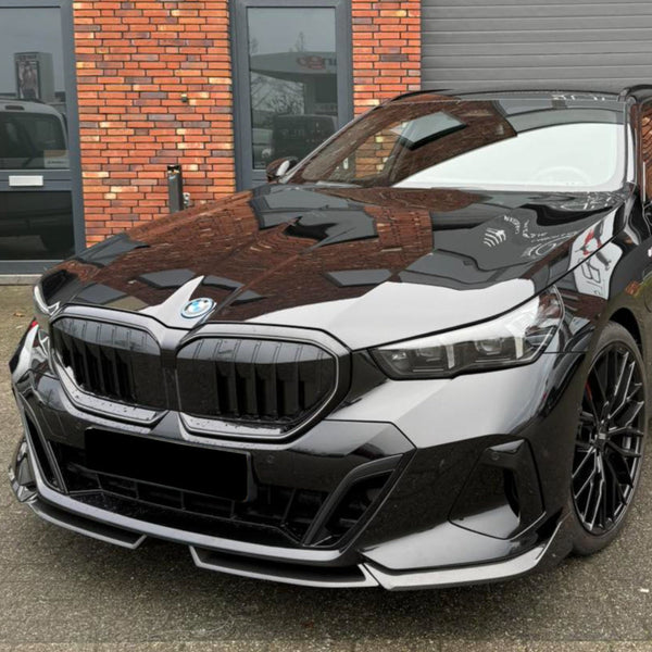 5 Series - G60 Gloss Black Front Splitter V2 Style 24+