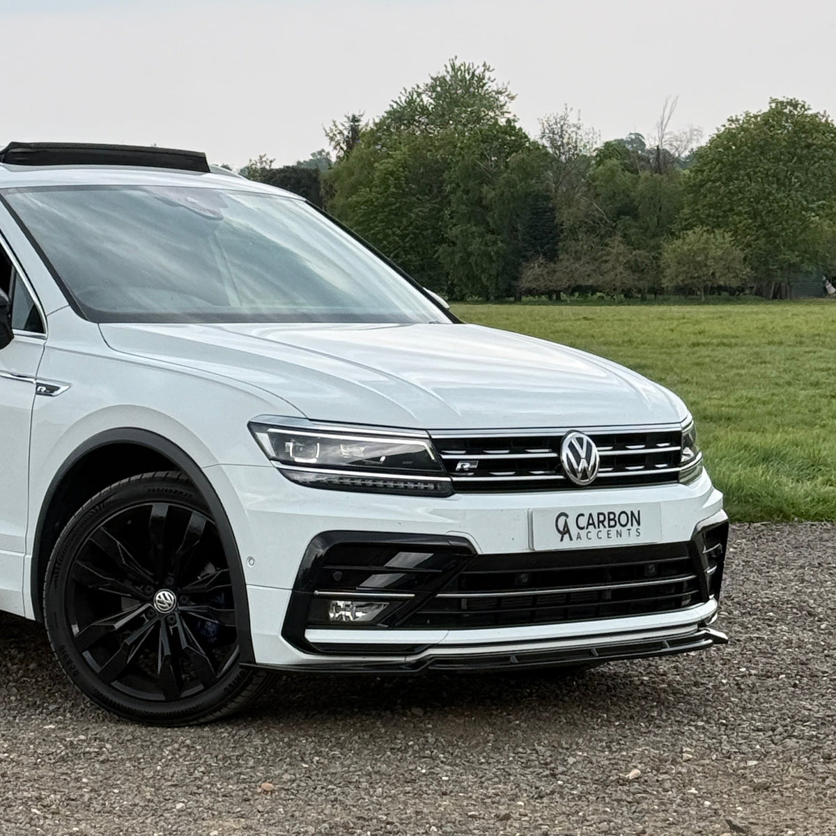 Tiguan - MK2 R-Line: Gloss Black Front Splitter 15-20