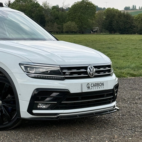 Tiguan - MK2 R-Line: Gloss Black Front Splitter 15-20