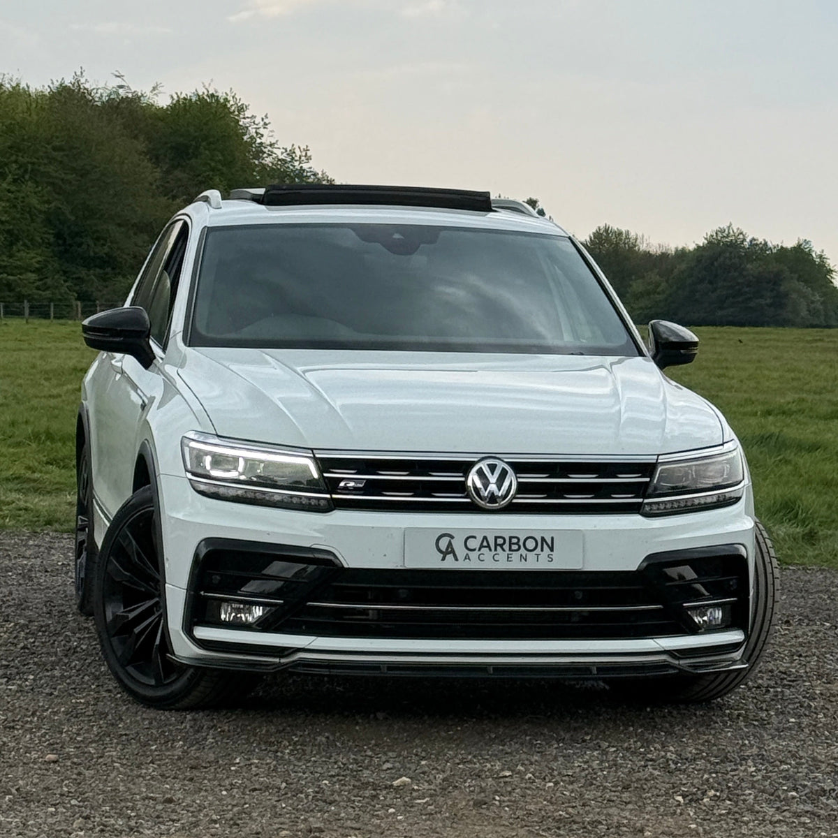 Tiguan - MK2 R-Line: Gloss Black Front Splitter 15-20