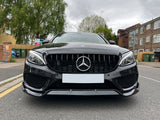 C Class - W205/C205 Pre-Facelift: Gloss Black Splitter 14-18