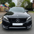 C Class - W205/C205 Pre-Facelift: Gloss Black Splitter 14-18