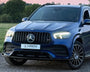 GLE - W167 Pre-Facelift: Gloss Black Panamericana GT Grill 19-23