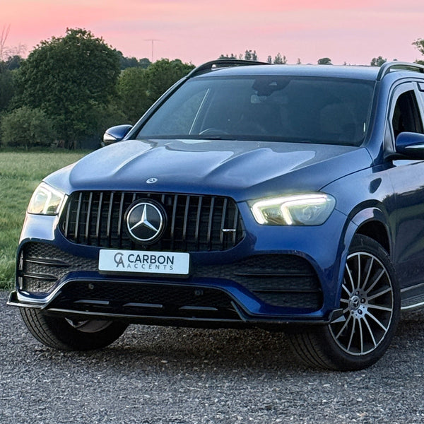 GLE - W167 Pre-Facelift: Gloss Black Panamericana GT Grill 19-23