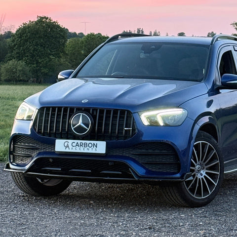 GLE - W167 Pre-Facelift: Gloss Black Panamericana GT Grill 19-23
