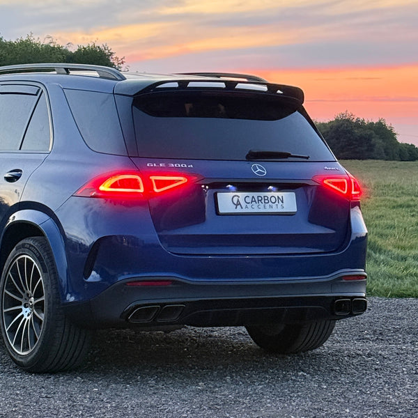 GLE - W167: Gloss Black Roof Spoiler 19+