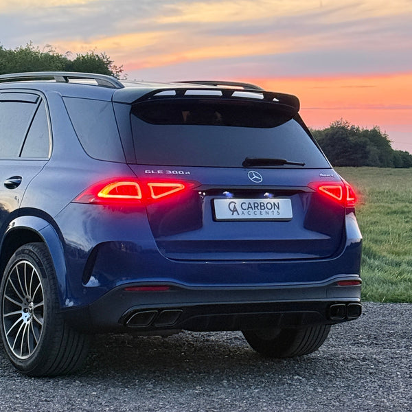 GLE - W167 Pre-Facelift: Gloss Black AMG Style Diffuser 19-23