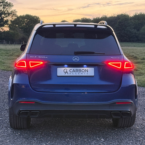 GLE - W167: Gloss Black Roof Spoiler 19+