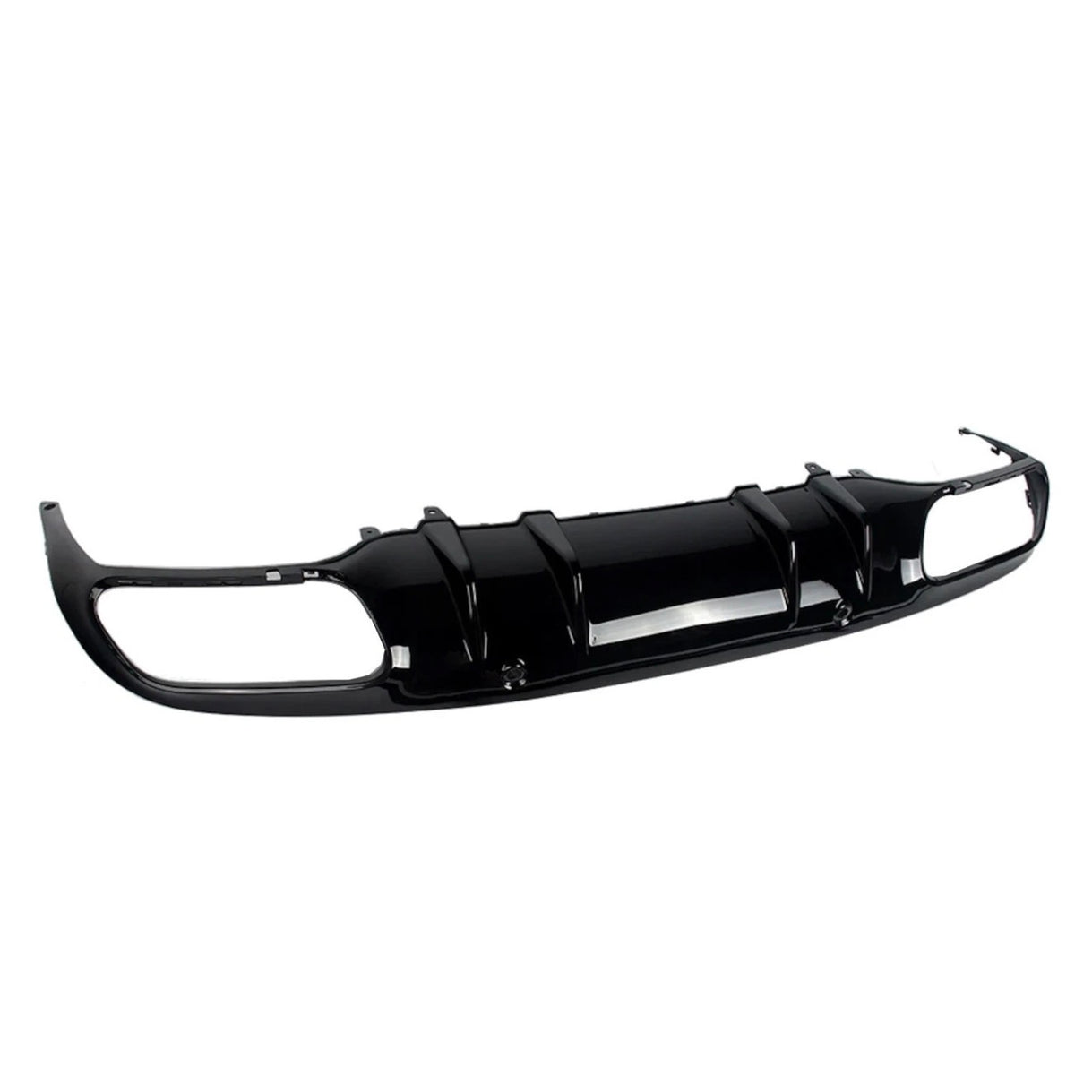 C Class - C205 Coupe: Gloss Black Rear Diffuser 14-21