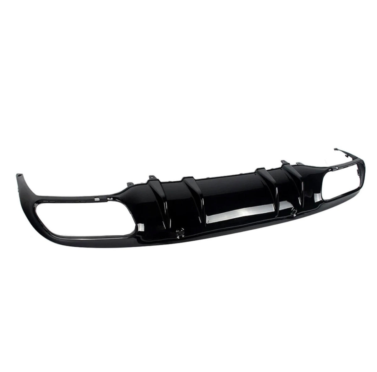 C Class - C205 Coupe: Gloss Black Rear Diffuser 14-21