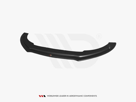 A black car lip spoiler is shown against a white background. Below, text reads: "WORLDWIDE LEADER IN AERODYNAMIC COMPONENTS."