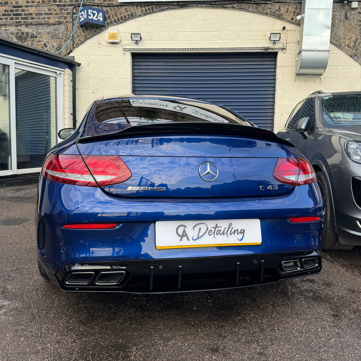 C Class - C205/A205: Gloss Black PSM Style Spoiler 14-21