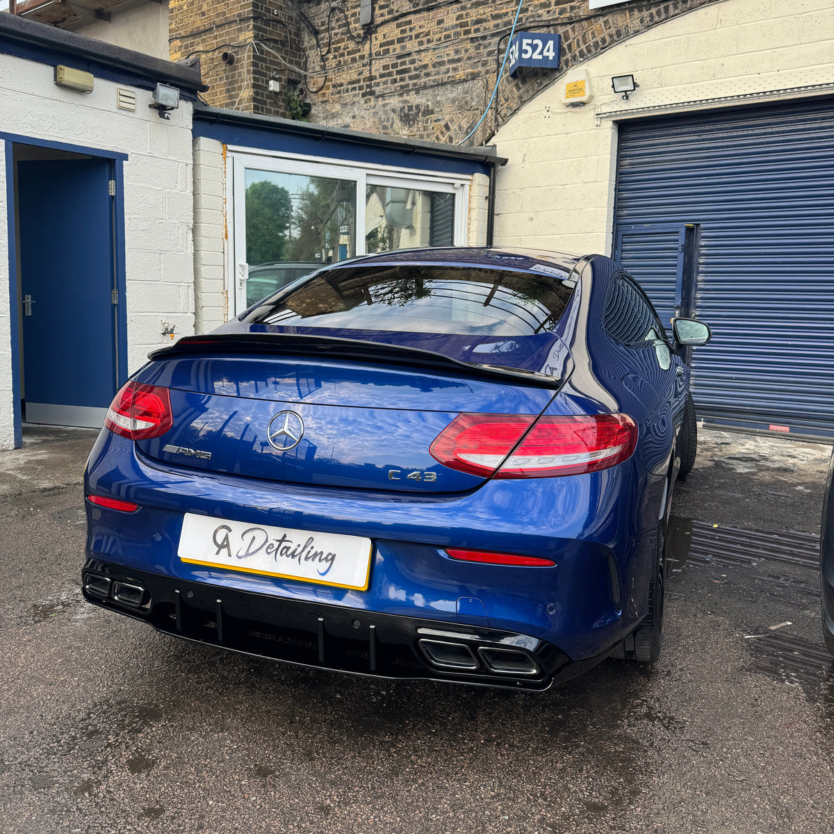 C Class - C205/A205: Gloss Black PSM Style Spoiler 14-21