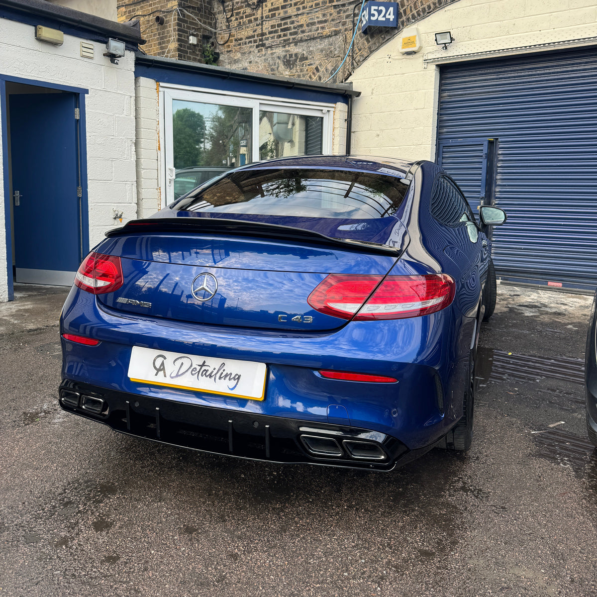 C Class - C205/A205: Gloss Black PSM Style Spoiler 14-21