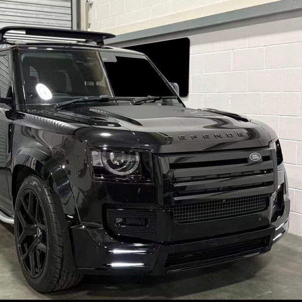 For Defender 90/110 - L663: Gloss Black LM Wide Track Style Body Kit 20+