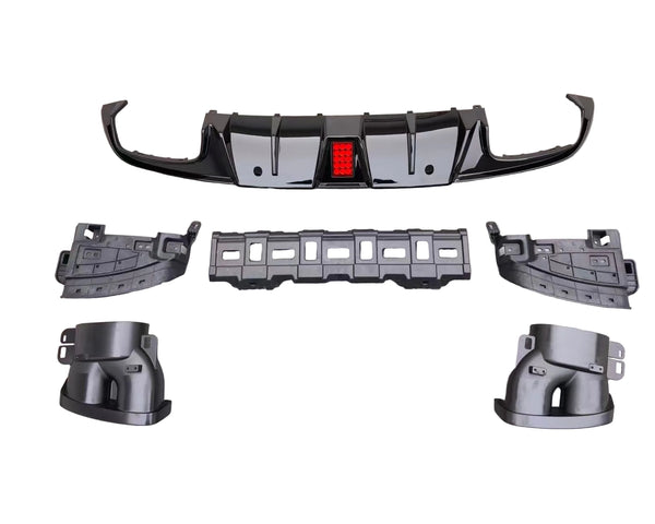 C Class - C205: Gloss Black Brabus Style LED Diffuser 15-21