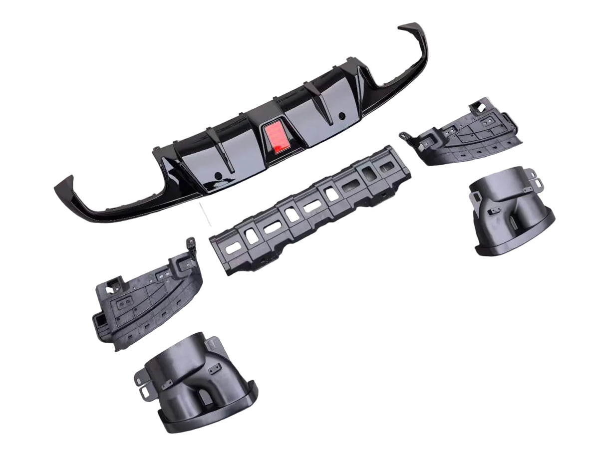 C Class - C205: Gloss Black Brabus Style LED Diffuser 15-21
