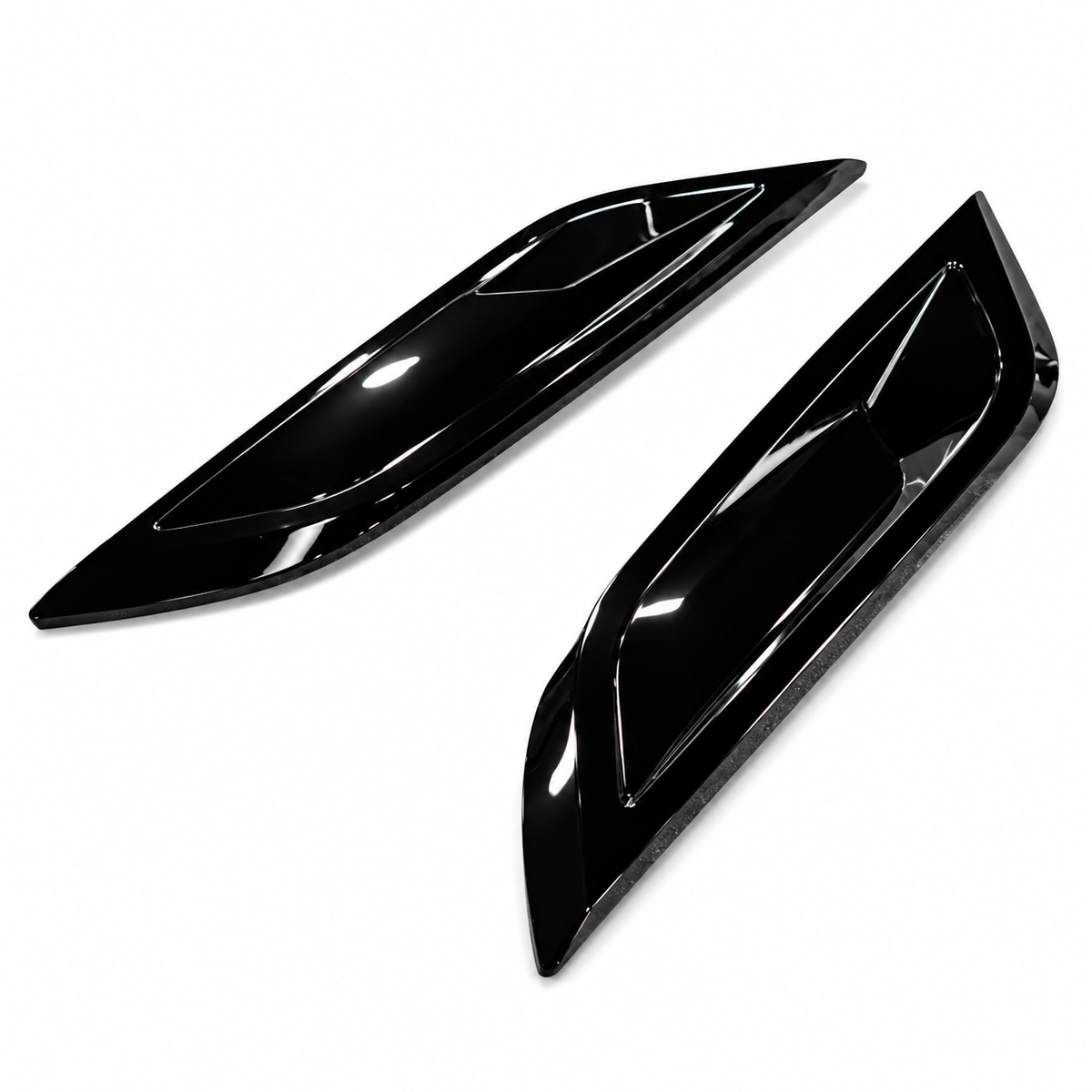 Defender - L663: Gloss Black V1 Hood Vent 20+