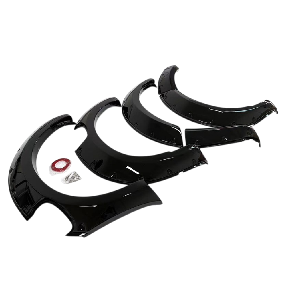 Navara - NP300: Gloss Black Fender Flares 14-21