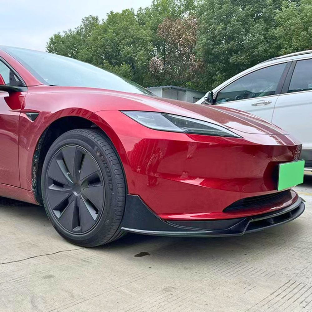 Tesla - Model 3: Gloss Black V1 Full Body Kit 23+