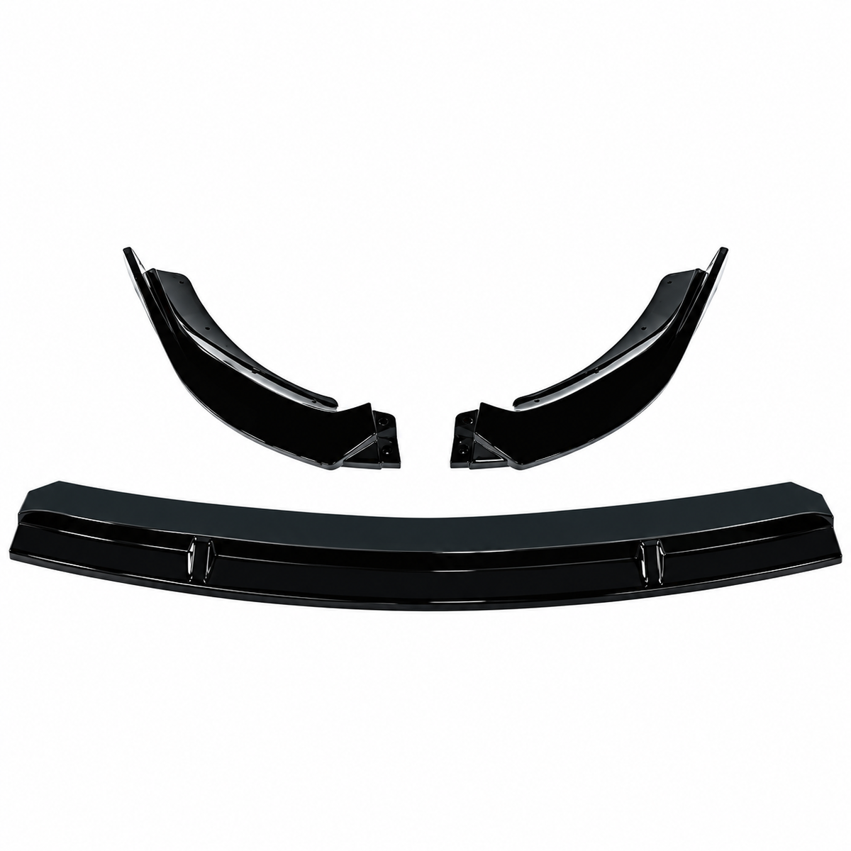 A Class - W177 Pre-Facelift: Gloss Black Front Splitter 18-22